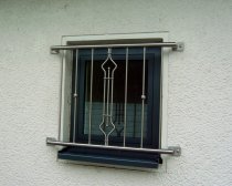 Stahlkonstruktion Fenstergitter